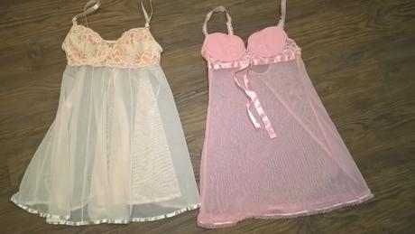 2x tenka nočna košela, s