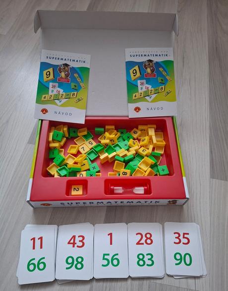 Spoločenská hra supermatematik,