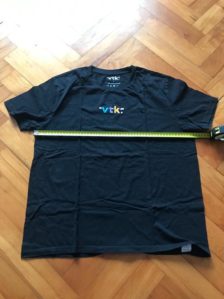 Čierne tričko vtk, l