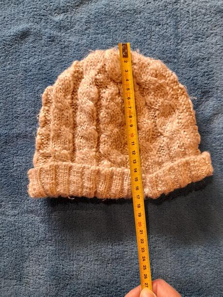 Dvojvrstvová pletená čiapka oh 50 cm, mini mode,98