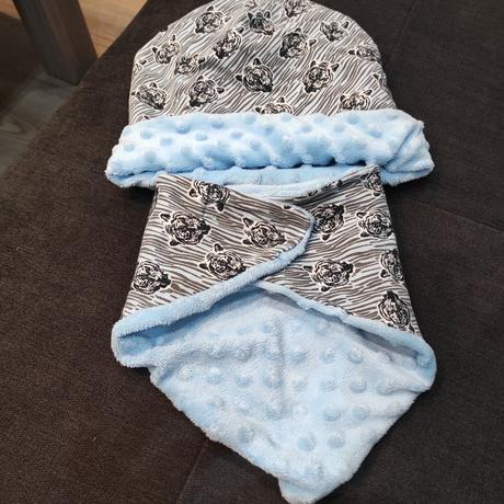 Zimný set čiapka+nákrčník, 54