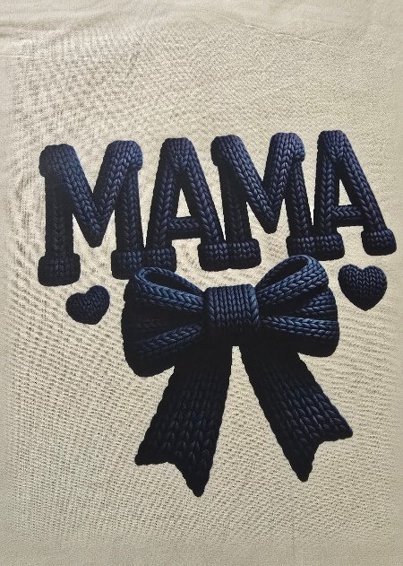 Bavlnená taška s potlačou mama, 