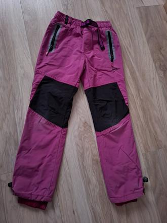 Turistické zateplené nohavice, veľ. 134/140, 134