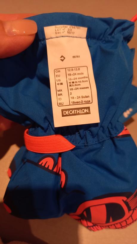 3x rukavice 74, h&m,74