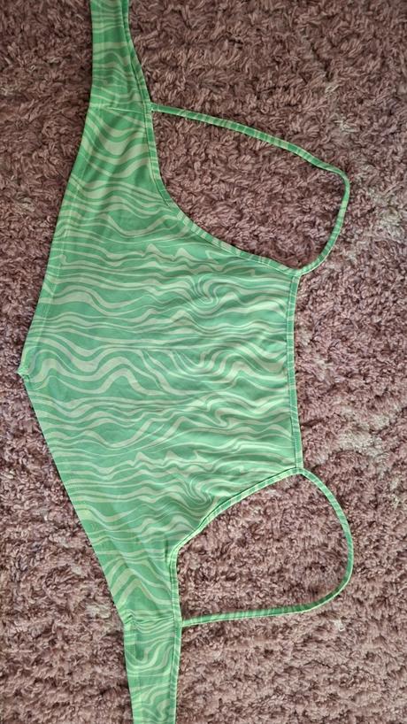 Zelený crop top, sinsay,xl
