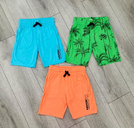 3x letné šortky veľ. 122, f&f,122