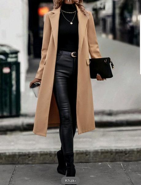 Kabát štýlový na jeseň, l / m / s / xs