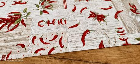 Bavlna režná - chilli - cena za 10 centimetrov,