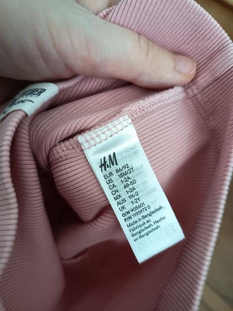 Rebrovaná čiapočka, h&m,86