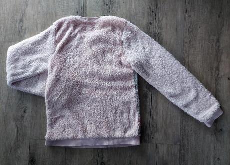 2 x flísová mikina, h&m,134