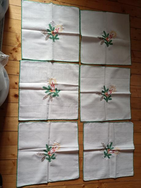 Retro sada- obrus a prestierania,