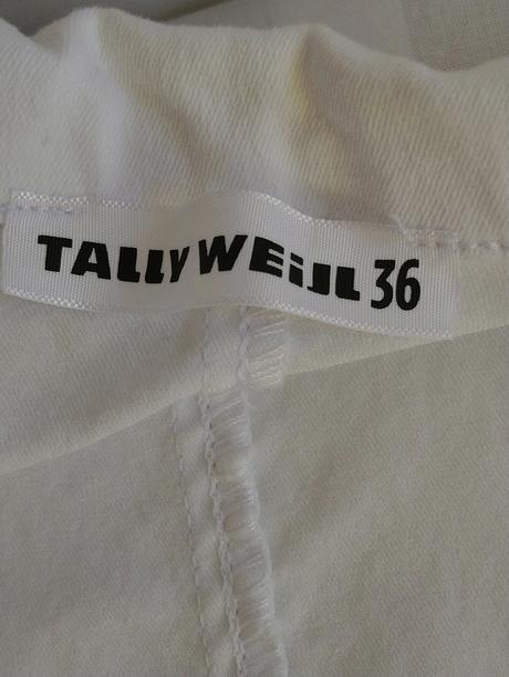 Dámske biele elastické šaty, tally weijl, 34/36, tally weijl,xs