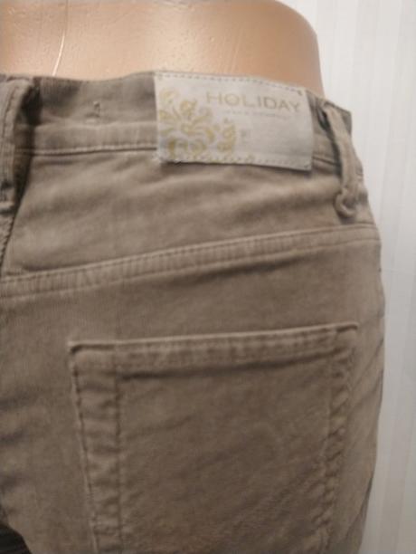 Dámske hnedo sivé nohavice, holiday, xs, xs