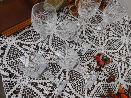 Poháre na víno jemný brus 6 kusov, 