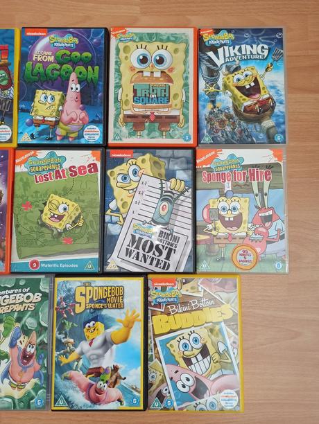 Dvd spongebob square pants, 