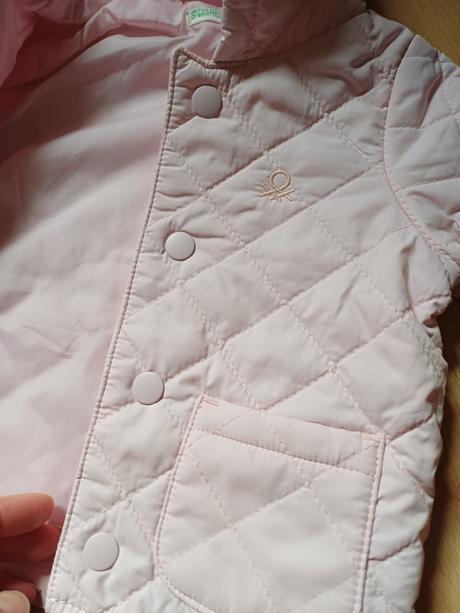 Nádherná bundička v.62/68 3-6mes, benetton,68