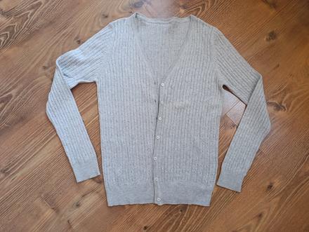 Sivy tenky sveter, 40