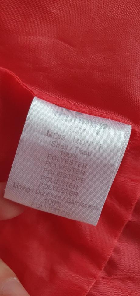 Prsiplášť s motívom minnie 23mes., disney,92