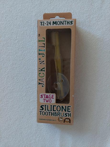 Silikónová zubna kefka na prve zubky,