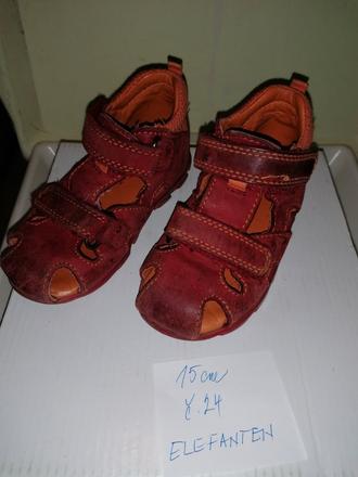 Sandálky kožené, elefanten,24