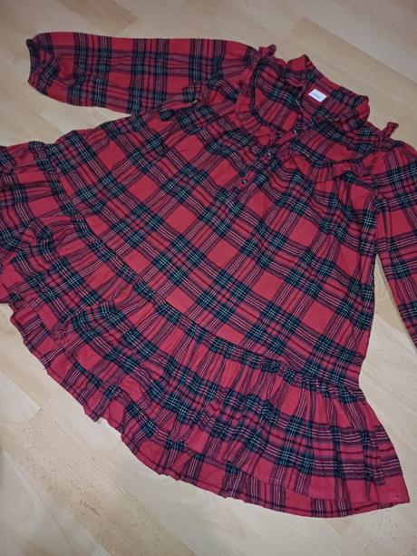 Kárované šaty, next,116