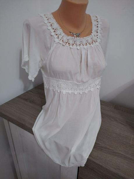 Bluzka l sadne, krasna biela ale sadne aj na m, l