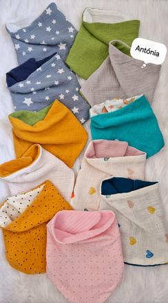 Mušelinové šatky -vypredaj, 