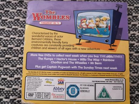 Dvd the wombles v anglickom originaly, 