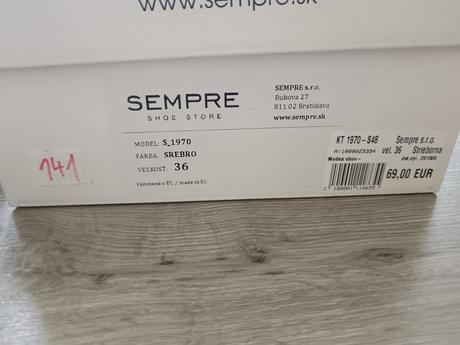 Lodičky sempre, 36