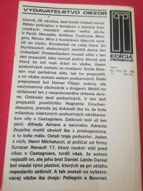 Kniha storočie šakalov, 