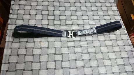 Dámsky textilno koženkový opasok, 