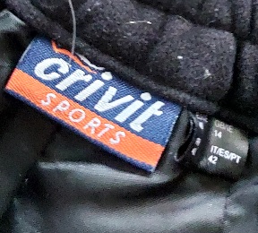 Dámske čierne oteplovačky, crivit,40