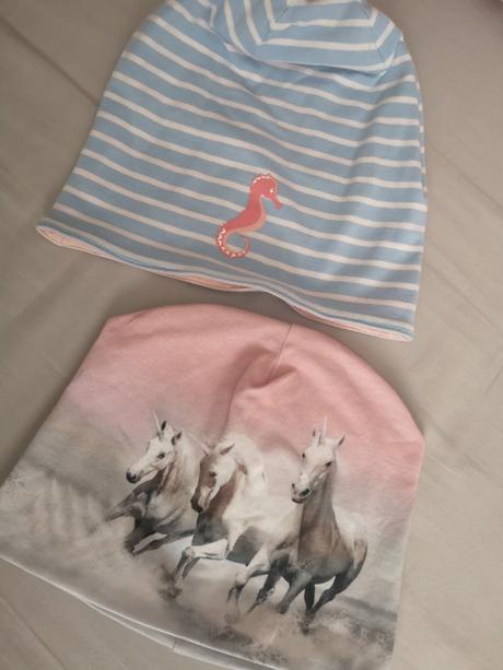 Jarná čiapočka obojstranná krásne pastelové farby, kids,50