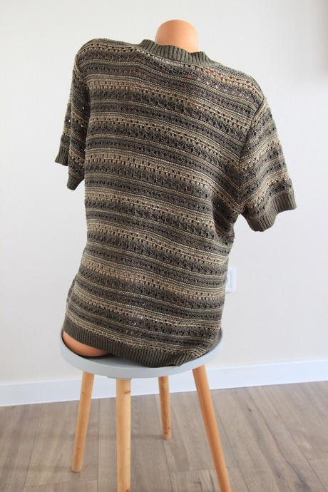 Vintage pletený kardigan, xl, xl