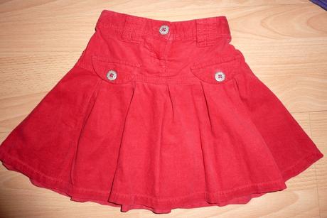 Next sukňa čevená, v. 98/2-3r., next,98