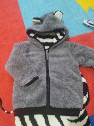 H&m medvedikovska mikinka top stav, h&m,80