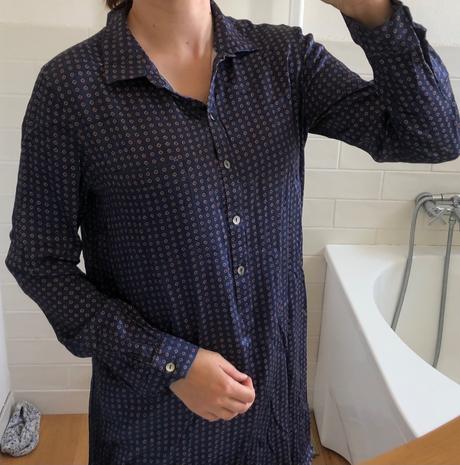 Modrá vzorovaná tunika/šaty scotch&soda s/m, s