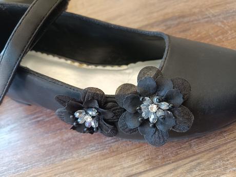 Čierne topánky na opätku, deichmann,36
