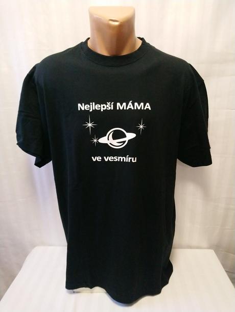 Pánske čierne tričko, nejlepší, jhk, l