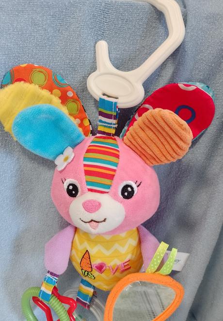 Zavesovací zajačik happy monkey, mix, 30 cm,