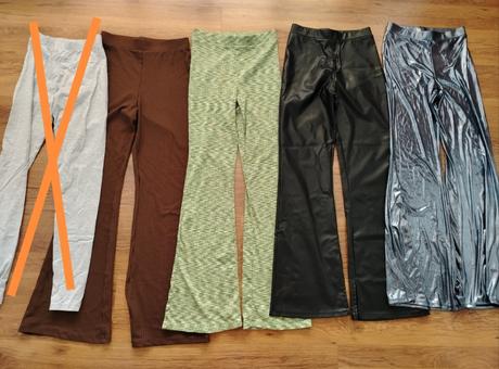 Legínové nohavice, 4 ks, h&m,170