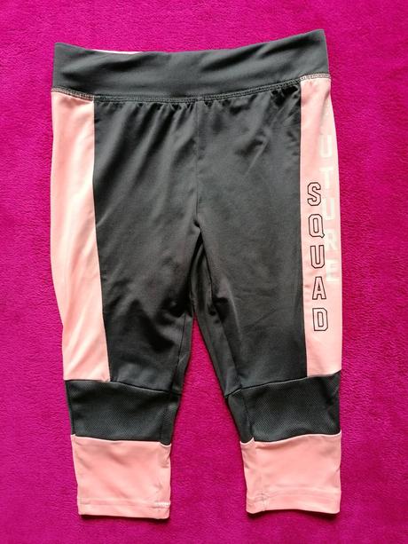 Športové tenšie 3/4 legínky, kik,134