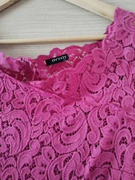 Čipkované šaty, orsay