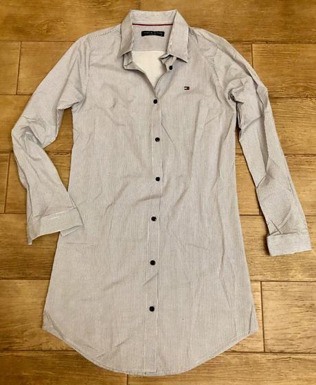 Tommy hilfiger-šaty-predĺžená košeľa-xs-s, tommy hilfiger,s