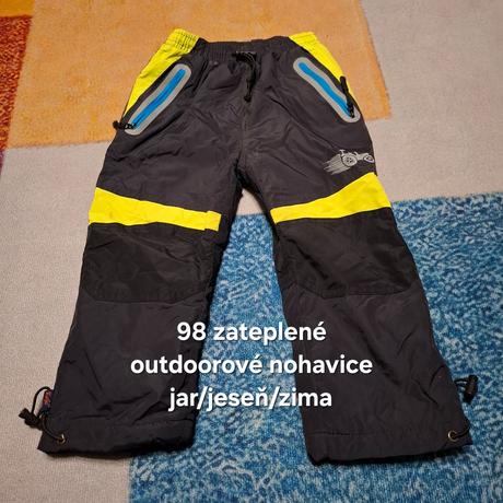 Outdoorové nohavice pre chlapca 98 rozne, kugo,98