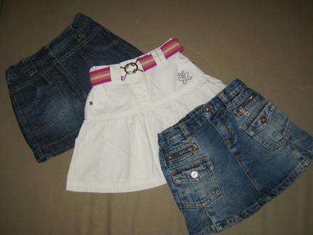 3x sukničky 98,104,116, 98