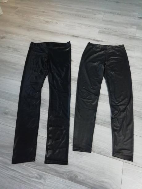 2x kožené legíny, terranova,s