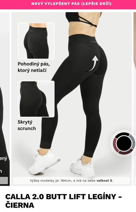 Elastické tvarujúce legíny zn.authletic, m
