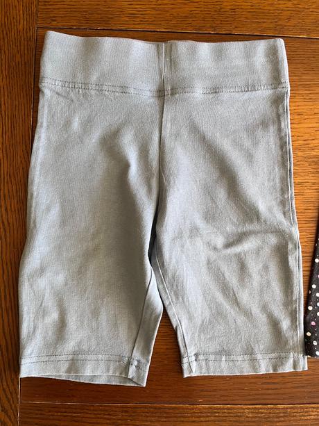 Farebné krátke legínky - trojset, kids,128