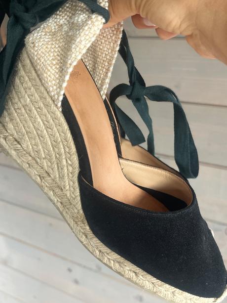 Letná elegancia castañer espadrilky, 39